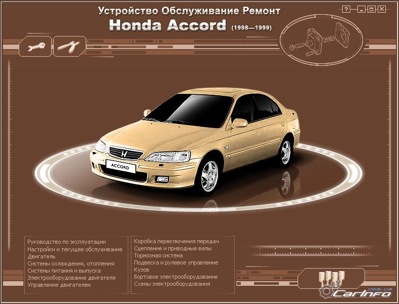 Honda Accord  1998 - 1999