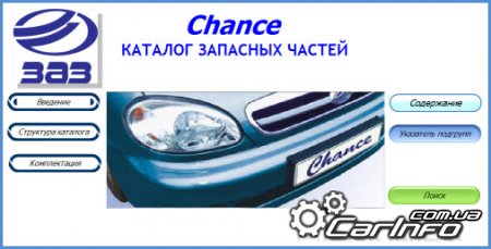 Каталог запчастей ZAZ Chance / ZAZ Sens / Chevrolet Lanos / Daewoo Lanos