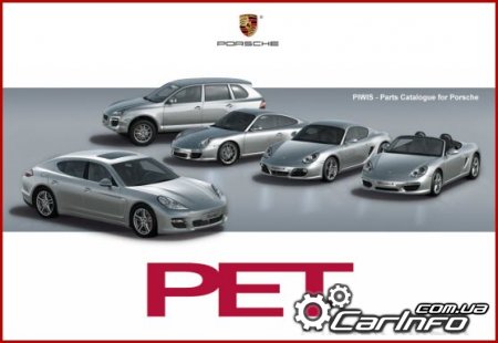 Porsche PET PIWIS 7.3 Update 397 Каталог запчастей Порше