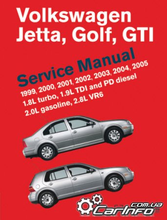 Volkswagen Jetta, Golf, GTI 1999-2005  Service Manual     