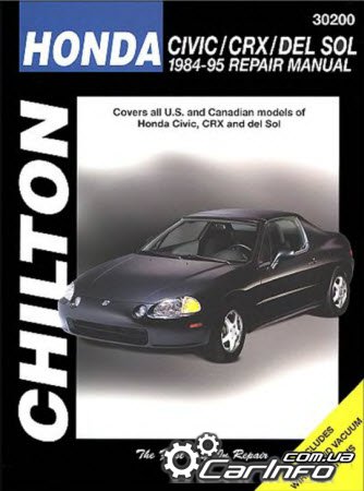 Honda Civic, CRX, Del Sol (1984-1995) Chilton Service Manual