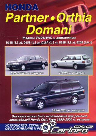 Honda  Domani / Partner / Orthia c 1996     