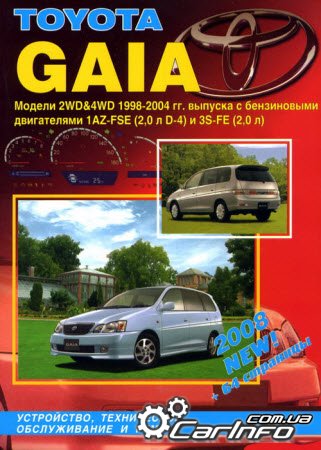 TOYOTA GAIA (2WD & 4WD) 1998-2002 