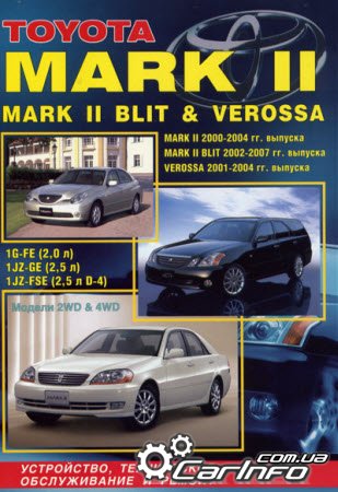 TOYOTA MARK II / MARK II BLIT / VEROSSA 2000-2007     
