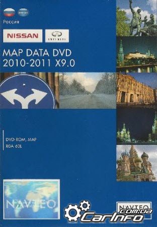 Nissan-Infinity Map Data DVD 2010-2011 x9.0