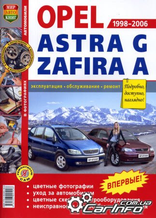 OPEL ASTRA G / ZAFIRA A 1998-2006       