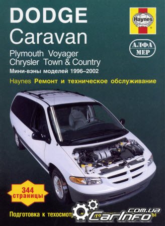 DODGE CARAVAN, PLYMOUTH VOYAGER, CHRYSLER TOWN / COUNTRY 1996-2002 Руководство по ремонту