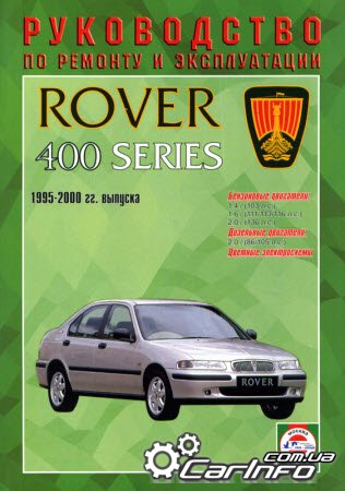 ROVER серии 400 1995-2000 Руководство по эксплуатации, техническому обслуживанию и ремонту