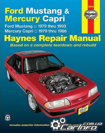 Ford Mustang 1979-1992 / Mercury Capri 1979-1986 Haynes Repair Manual