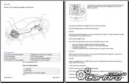 Toyota Prius (ZVW30) 2009-2011 Service Repair Manual
