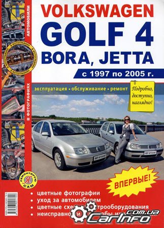 Volkswagen Golf 4, Bora, Jetta (1997-2005) Цветное практическое пособие