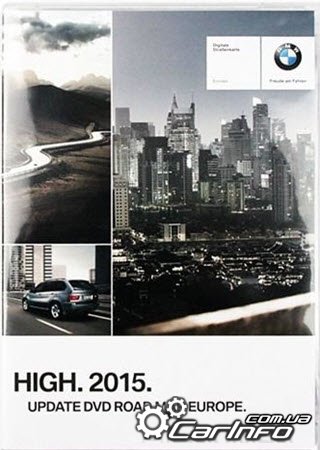 BMW Road Map Europe HIGH 2015 DVD SL     