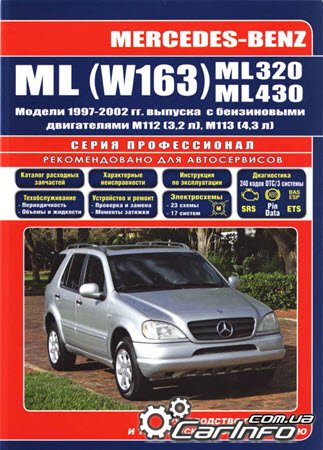 Mercedes-Benz ML ML320/430 (W163) 1997-2002  . . .