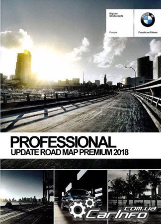 BMW Road Map Europe East PREMIUM 1/2018 3xUSB Карты навигации для CIC