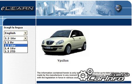     Lancia Ypsilon 2003-2007 eLearn