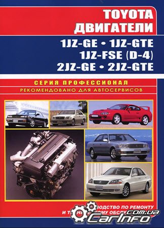 книга Двигатели TOYOTA 1JZ-GE, 1JZ-GTE, 1JZ-FSE, 2JZ-GE, 2JZ-GTE, Скачать PDF Toyota двигатели 1JZ-GE, 1JZ-GTE, 1JZ-FSE, 2JZ-GE, 2JZ-GTE