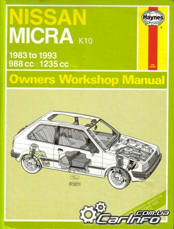 книга по ремонту Nissan Micra K10 1983 - 1993, Haynes Nissan Micra K10 PDF, руководство по ремонту Nissan Micra K10 1983 - 1993